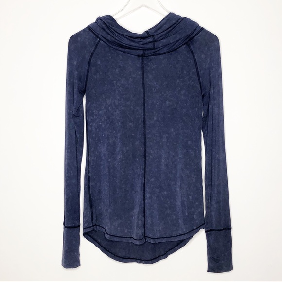 We The Free | Blue Super Soft Thin Turtleneck Sz S - Picture 6 of 6